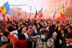 Полиция Молдавии обвинила протестующих в нарушении договоренностей: Молдавия: Бывший СССР: Lenta.ru0