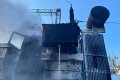 Российские военные нанесли удары по Славянской ТЭС и уничтожили трансформатор: Украина: Бывший СССР: Lenta.ru0
