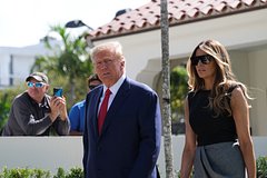 Трамп проголосовал на участке во Флориде: Политика: Мир: Lenta.ru0