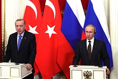В Турции раскрыли тему переговоров Эрдогана и Путина: Политика: Мир: Lenta.ru0