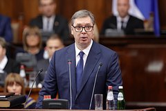 Вучич призвал сербов в Косово убрать баррикады: Политика: Мир: Lenta.ru0