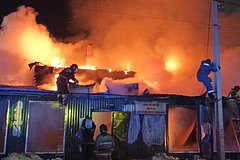 Завершен разбор завалов на месте пожара в доме престарелых: Происшествия: Россия: Lenta.ru0